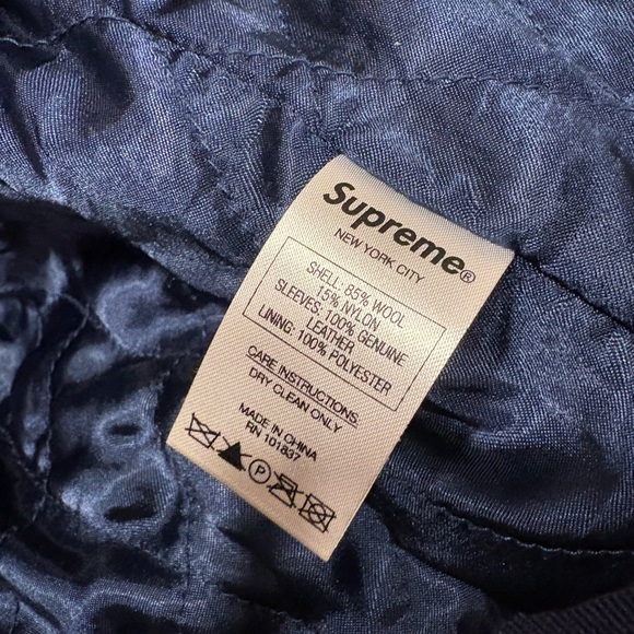 Supreme X Gonz Navy Blue Jacket - Picture 3 of 5